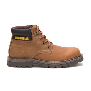 Caterpillar Mens Outbase Waterproof Brown Boots (NWT)